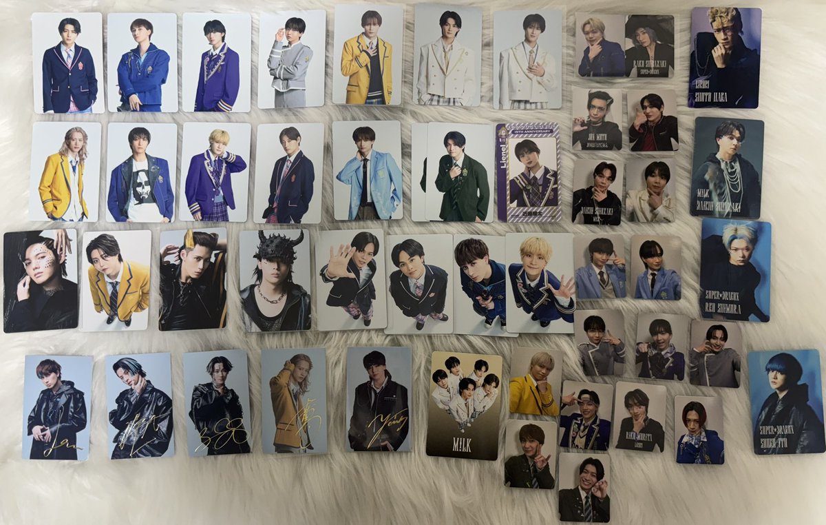 candy____08's tweet photo. Yes!東京 EBiDAN エビミュ トレカ ミニフォト 交換

【求】シューヤ マサヒロ 山中 (未所持優先)
【譲】画像参照

※条件良い方優先させて頂く為返信にお時間頂きます
※お写真ご提示お願い致します。
※複数枚交換希望ˊ˗

超特急 M!LK Sakurashlmeji SUPER★DRAGON 
ONE Ｎ’ ONLY 原因は自分にある。 https://t.co/H727oqw1EA