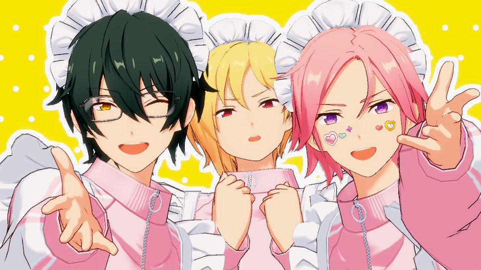 amezora's tweet photo. 出来心でくまくまジャージメイド合わせしたらめちゃくちゃ可愛かった🥰️ https://t.co/2BjrCw5OBE