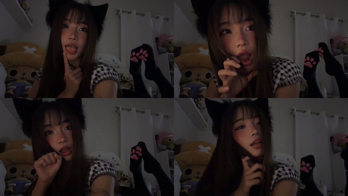 bunibuniyu's tweet photo. cat girl spawned https://t.co/fF3EHbclqI