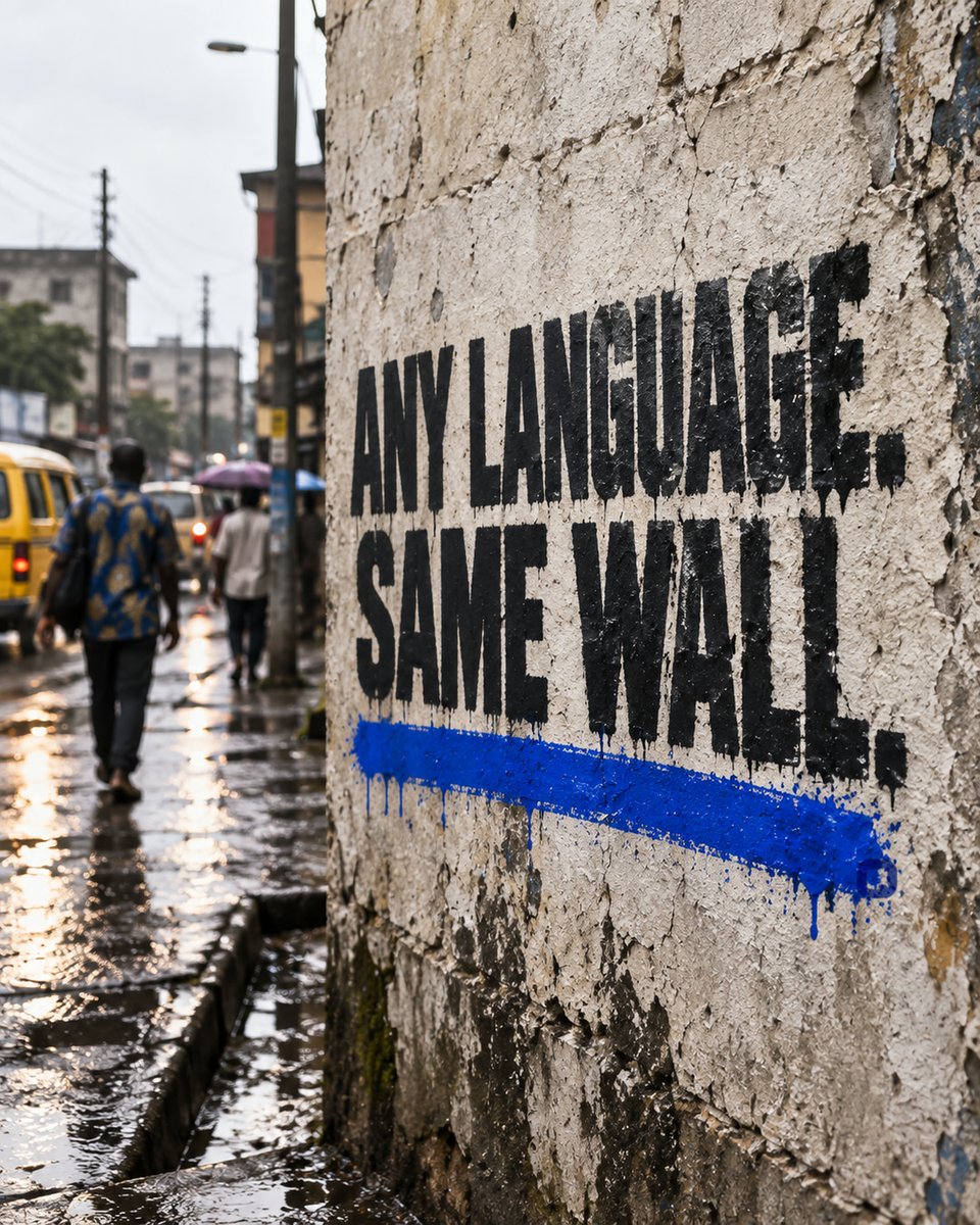 WallQapp's tweet photo. Different cities. Different languages. Same wall.

Post in yours.

What is one sentence your city needs to hear? https://t.co/fYBYFCy17F