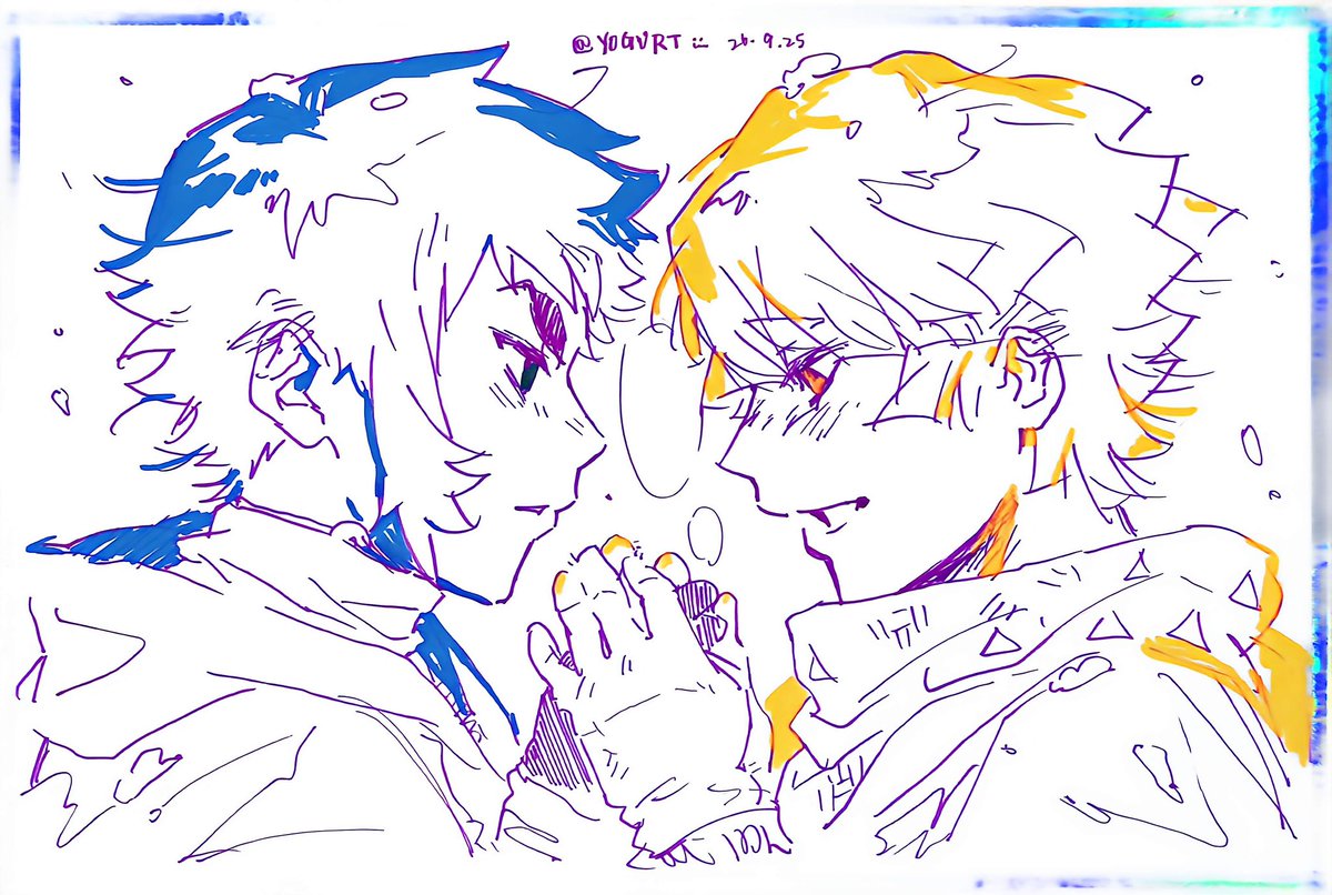 Yogurtoh4g's tweet photo. 描いた色紙
#善獪 https://t.co/14xDh4CBYE