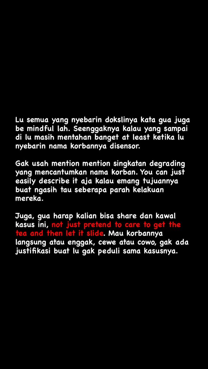 vslchld's tweet photo. A little reminder about what to keep in mind while sharing the awareness ya temen temen https://t.co/FWmjbLcO0p