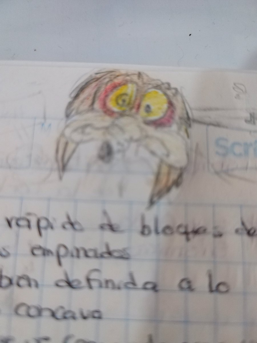 08Jishwa's tweet photo. (Yo hablando con mi reflejo btw)
Adjunto doodle que hice cuando caia en la locura estudiando para el parcial de  geologia https://t.co/tFFY40TYg7