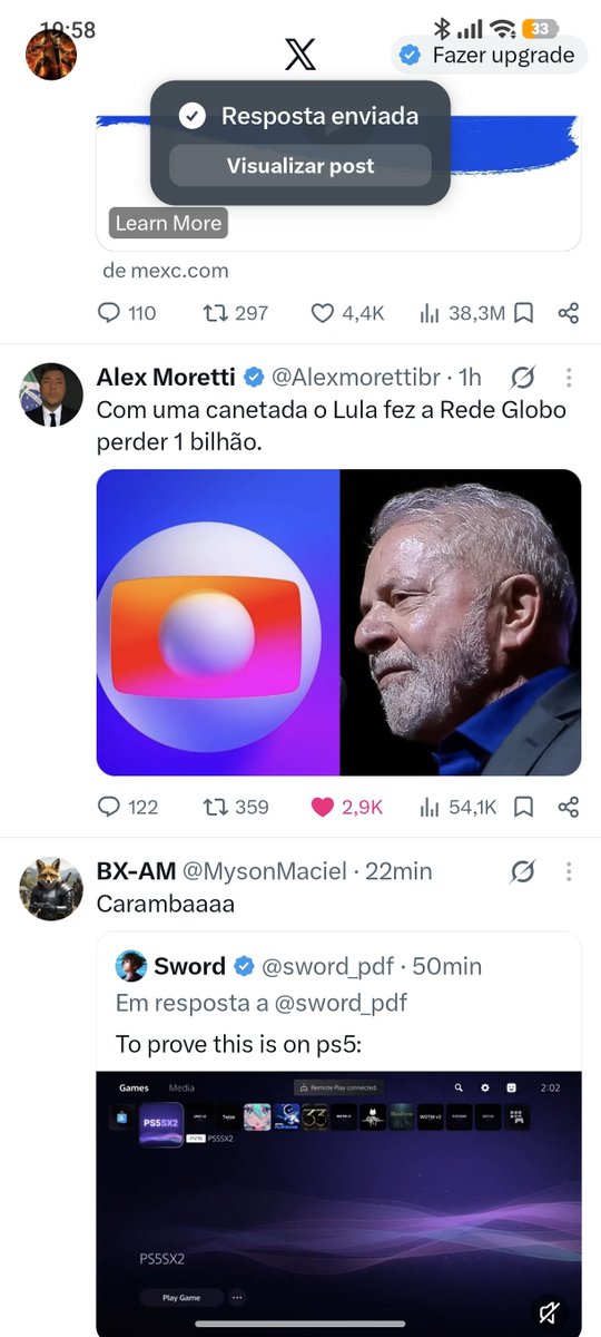PerozoGilson's tweet photo. @jornalnacional Delicia https://t.co/JQyikMKGyr