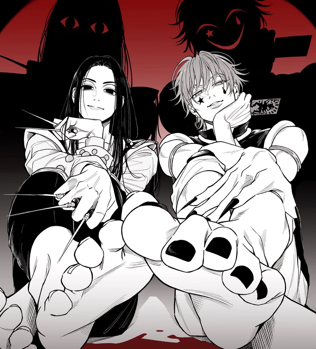 weirdlycoded's tweet photo. No tienen idea de cuánto los amo 😭😭

#illumi #hisoka #zoldyck #hxh https://t.co/VQCW4BFoqm