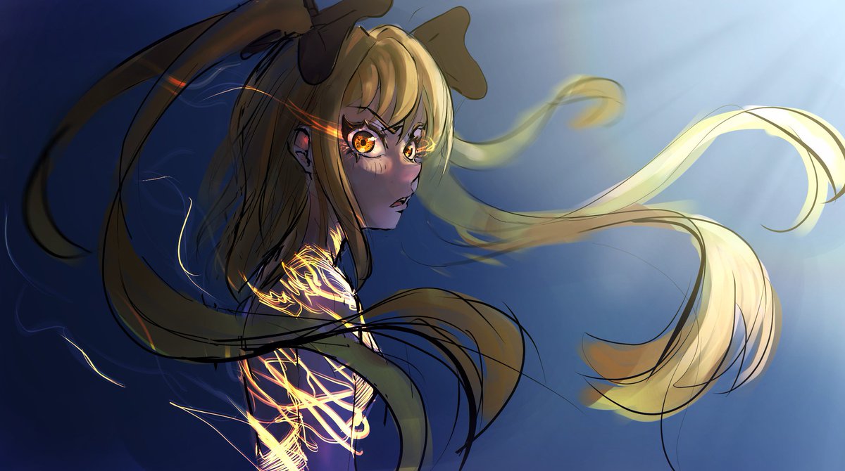JeanBocchi's tweet photo. Loved making this draw, messing around with layer modes while coloring gave it such a cool final look :3

#art #illustration #イラスト https://t.co/1kUJudV37P