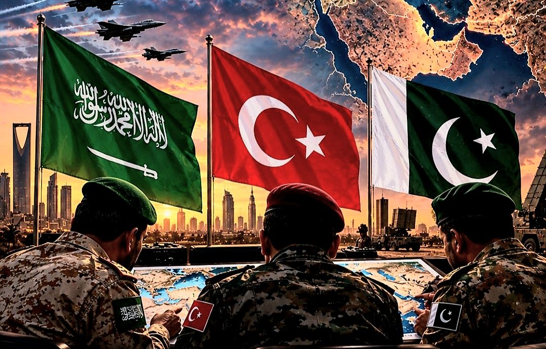 Daily__Front's tweet photo. Breaking 🚨: Saudi Arabia, Turkey, and Pakistan are holding an emergency meeting of their military chiefs to discuss providing defensive assistance to Saudi Arabia under a joint defense agreement. https://t.co/KpUpMksJ8D