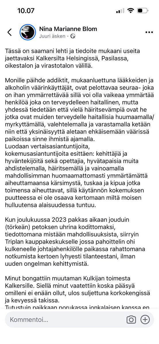 ninamblom's tweet photo. #Nina #NinaMarianneBlom #NinaBlom #jalustin #triangle #torvi #vmt #vmp #bing
#violence #abuse #assault #stalkers #theves #control #coercivecontrol
https://t.co/3I6BeTdv8L
@Valvontaltk @krp_poliisi @Suojelupoliisi @saatiotrahastot @willerydman @SariEssayah @oikeusmin @okmfi https://t.co/gUg1YyoGE0