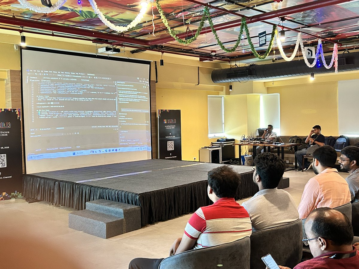 XMonkeys360's tweet photo. 𝙇𝙊𝘾𝘼𝙇𝙃𝙊𝙎𝙏!

An engaging session with Sathish Nadarajan  and Harun Raseed Basheer , sharing knowledge, exploring new ideas, and building something exciting together with the developer community.

#XMonkeys360 #TechXConf #localhost #Encore #AI #AzureAI #GenerativeAI https://t.co/ShaGWZRMYO