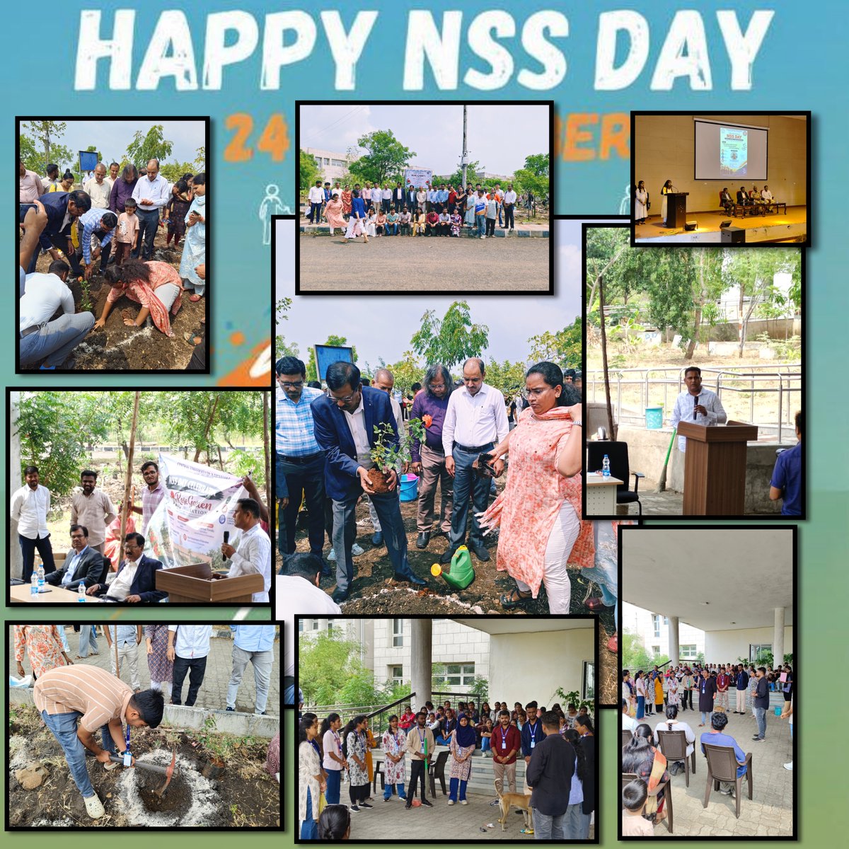 CukEdu32792's tweet photo. 🌹 A Blooming Tribute to NSS!
Rose Garden inaugurated at CUK by Hon’ble VC Prof. Battu Sathyanarayana, marking NSS Day celebrations. 🌿✨
#NSSDay #CUK #RoseGarden #NSS https://t.co/4w1inD5ATb