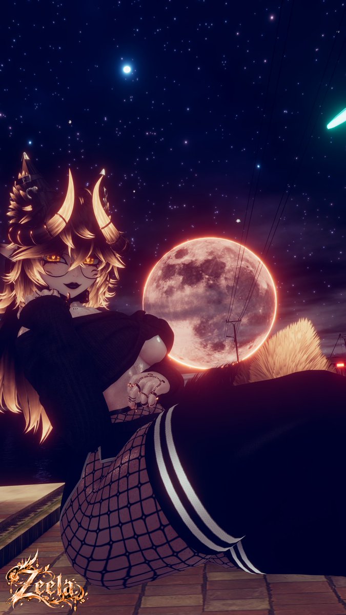 Skarwyth's tweet photo. ✨ Meet my new VRChat avatar! ✨
A little preview of what’s coming next. 💜
🔧WIP — still working on the final details!
🌙 Zeela coming soon...
#VRChat https://t.co/pwvy6aQiFT
