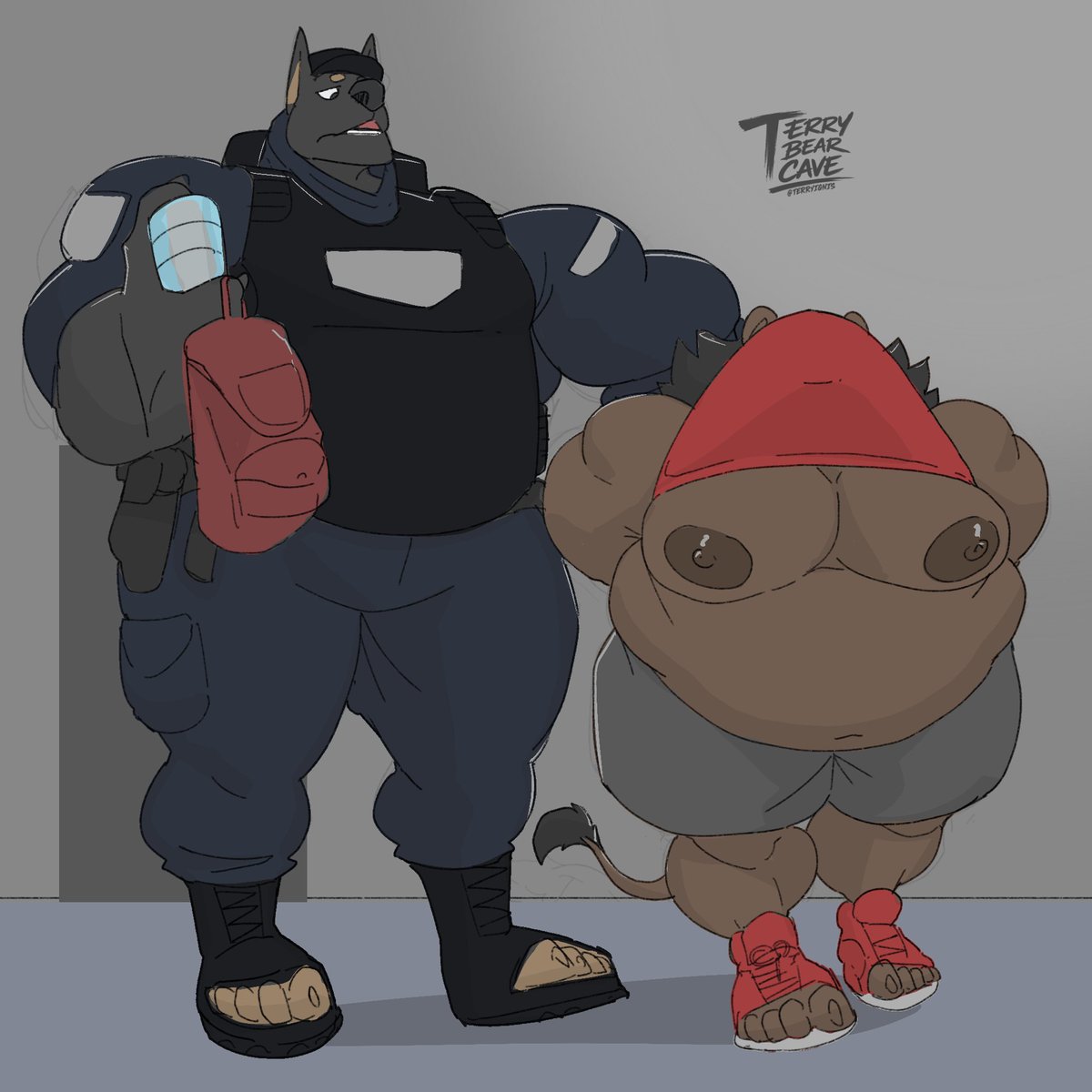 ZhamIgnis's tweet photo. Zham: I sweaaaar, the deal said “pay for 1, get 5,” not the other way around!! Grrrr! 😤🦁

Cop: Yeah, sure… tell it to the judge, lion!! 🚔😂

P.S. Saw this meme on Facebook and Tewy just couldn’t resist making his own version hehe~ 🐻🦁 https://t.co/J9qTBwbZUy