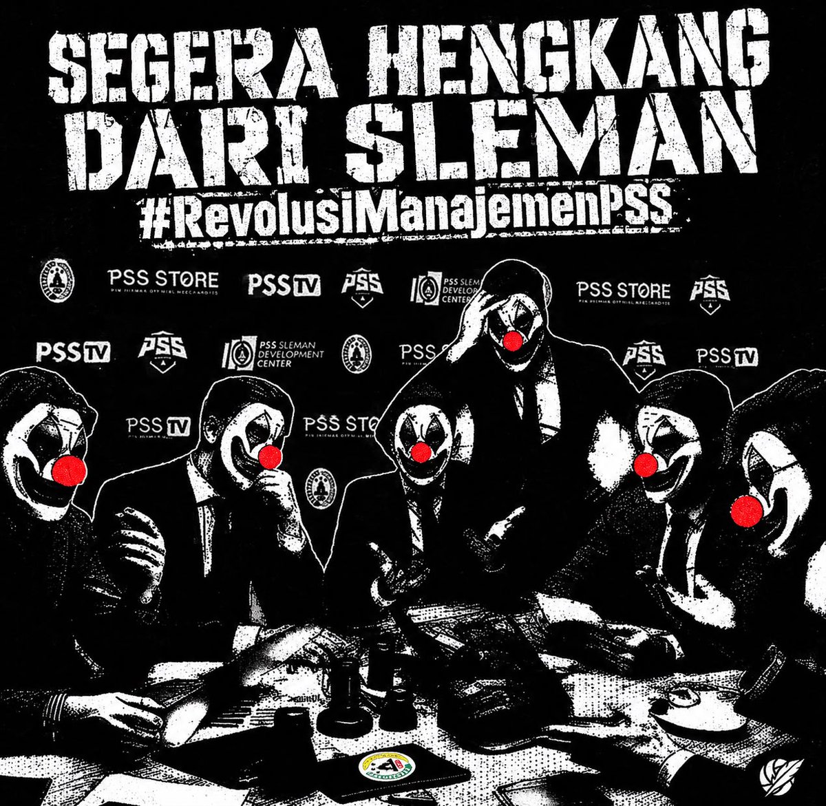 SLEMAN_TILL_DIE's tweet photo. #RevolusiManajemenPSS
#ResetPSS
#PieterHuistraOut
#YoniArsetoOut
#GustiRandaOut
#RachmatMakkasauOut 
#ResetPSS https://t.co/HKA8pxznQC