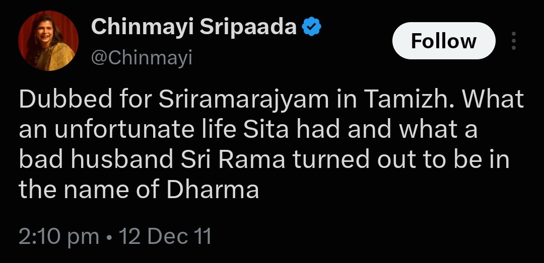 _dhishkyaun_'s tweet photo. @Chinmayi If thuk ke chatna is a competition then @Chinmayi is the champion of it &amp; why the hell @malhotra_namit selected this hinduphobe for this song? You guys don't do background check or what? https://t.co/uRqqYUm9GX