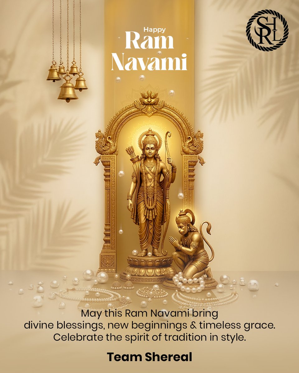 HerbDecost's tweet photo. May this Ram Navami bring peace to your soul and grace to every moment. Celebrate beautifully with Shereal. Happy Ram Navami. https://t.co/bEY1qXTBWR