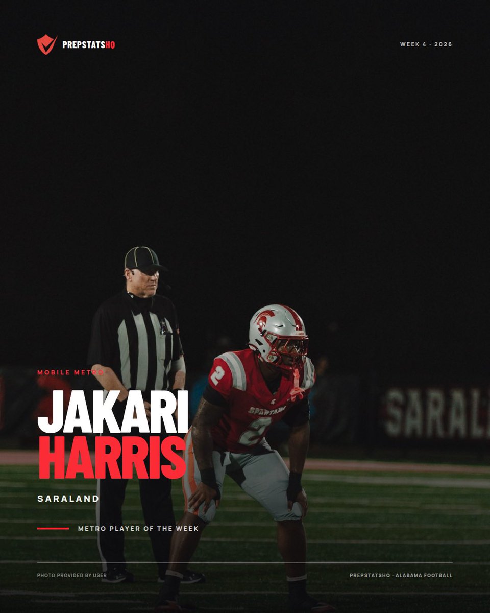 _JaKariharris's tweet photo. Thank you so much @PrepStatsHQ for recognizing me💯🦾👀Player of the Week 4 https://t.co/bjD4Ttch5u