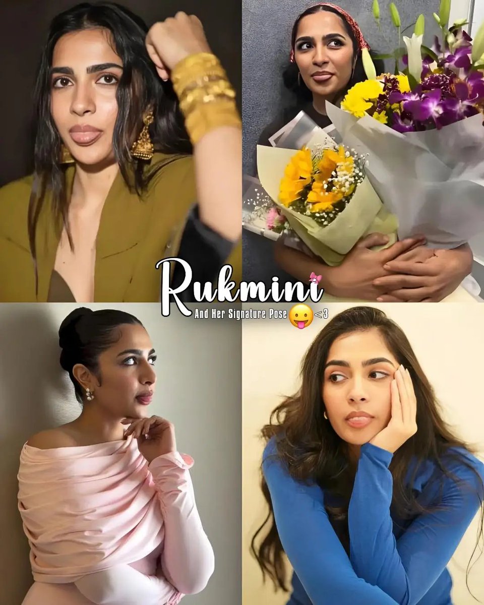 khulud_sayeda's tweet photo. rukmini vasanth perpetually sticking her tongue out is my favorite genre <3 https://t.co/iYRZgvcEx8