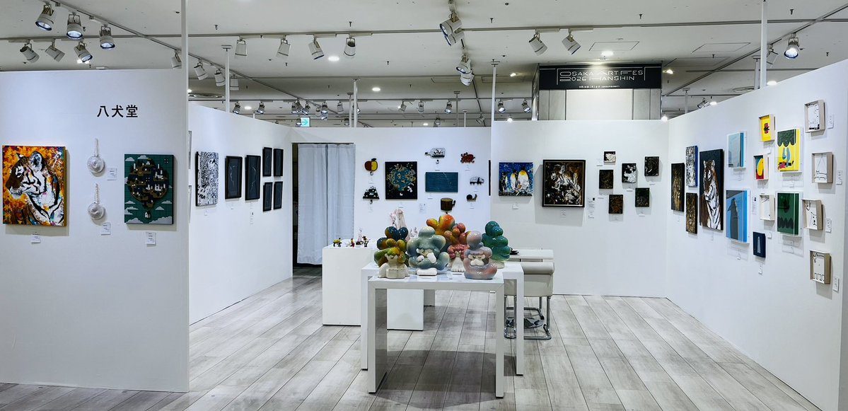 hakkendogallery's tweet photo. 本日も開催しております！
osaka art fes@阪神梅田本店8階催事場
月曜日まで開催しております！ https://t.co/aLbsNf1d26