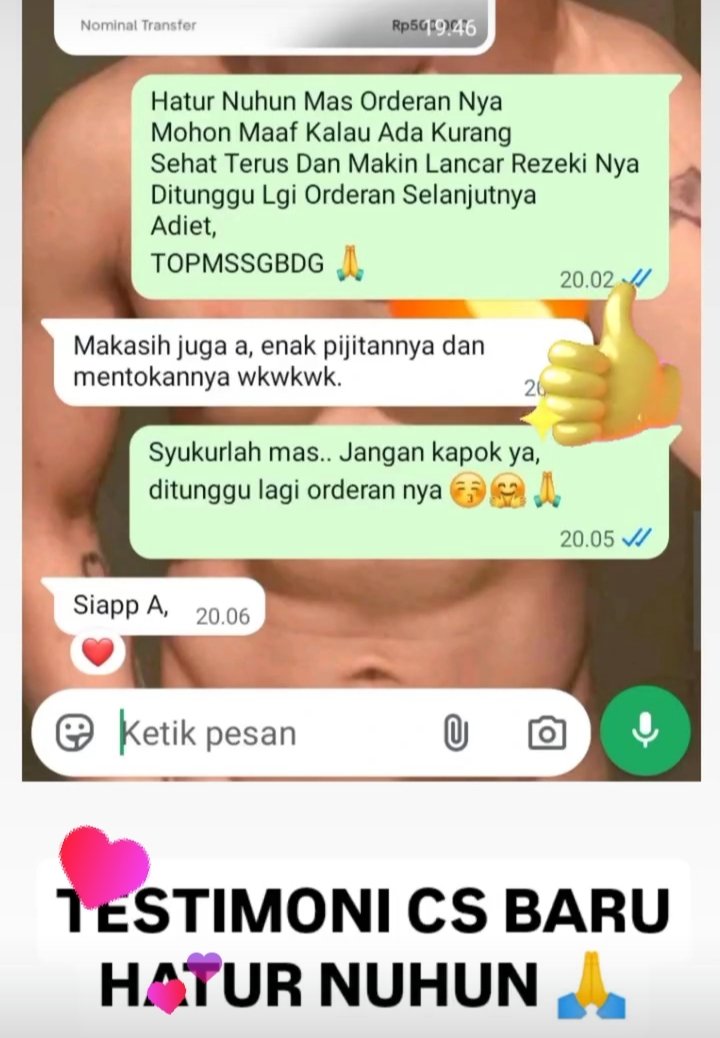 AdietBdoTop's tweet photo. Weekend mode starts with a little relaxation

BANDUNG AREA
AVAIL LUAR KOTA

https://t.co/8eX6imIJec
https://t.co/xZFORkQQFn

Work with heart
Privacy no. 1

#pijatbandung
#massagebandung
#pijatpanggilanbandung 
#pijatpriabandung
#pijatpasutri https://t.co/n4UIpLep6l