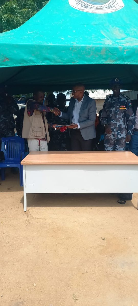ConflictFor's tweet photo. Thanks to UNMISS for  quick impact project. Handing over of the  project was successfully completed on 25th September 2026 at Bentiu police statle headerquerts.@UNMISS#BentiuPolice https://t.co/D2NjyZecDb