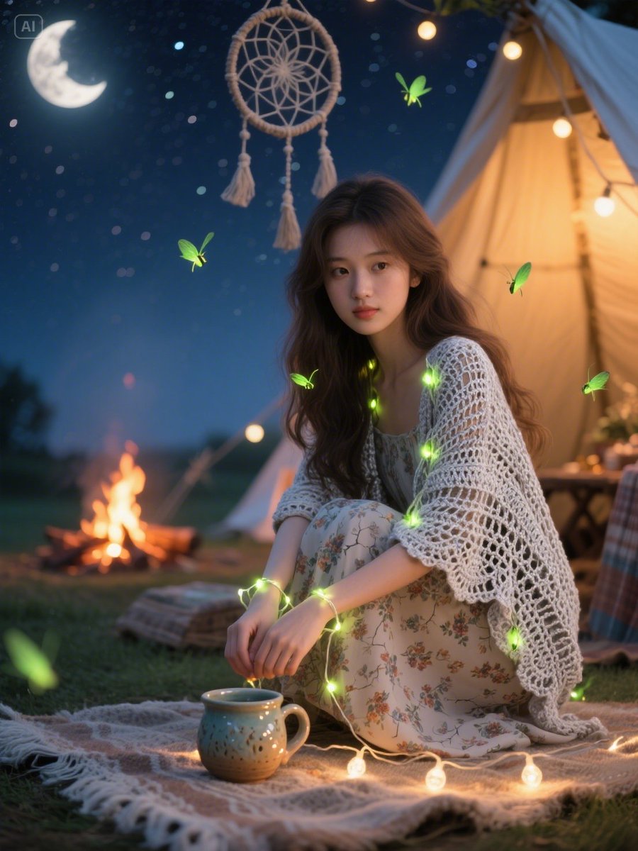 ElenePlayle's tweet photo. Spent the evening under a sky full of stars, sipping warm hot cocoa with crispy s’mores by the crackling campfire—this is exactly the slow, perfect escape we needed. https://t.co/KE8kjlGhVd