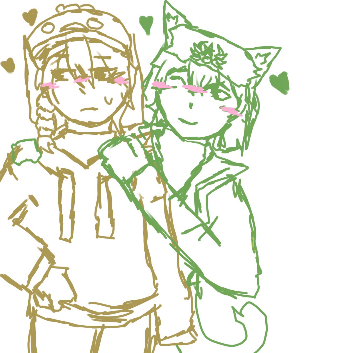 Moon89371727281's tweet photo. Aquí mi dia uno un poco tarde, se ve feito pero me encanta este ship 🤩 #JustCapWeek https://t.co/8wNhccndIi
