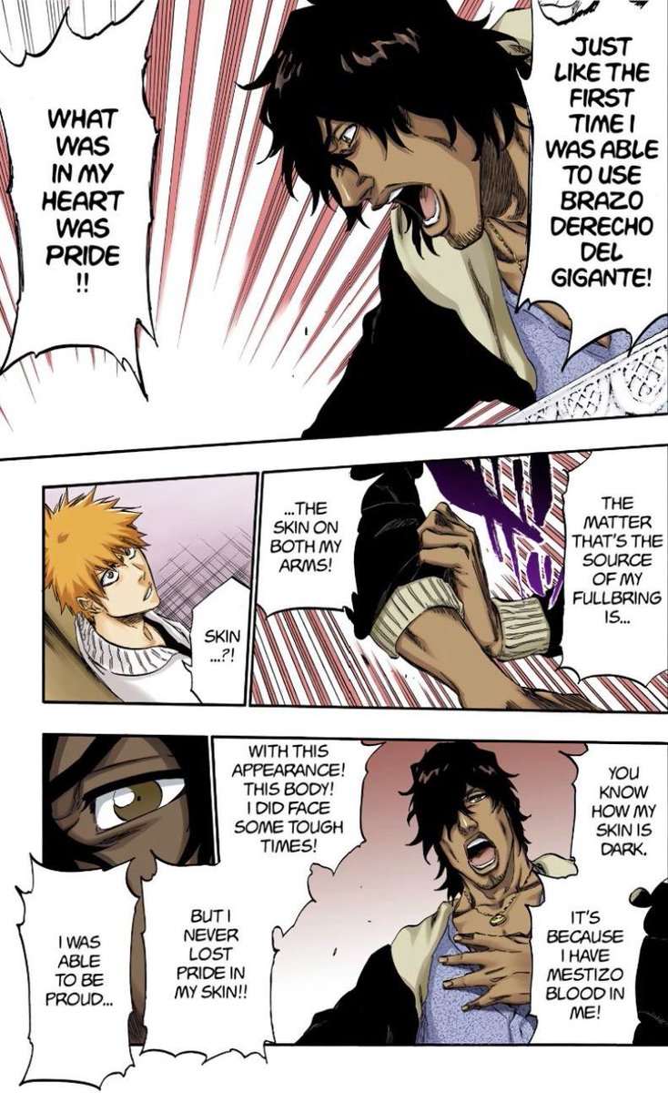MintCookies16's tweet photo. During all those flashbacks Ichigo had where he felt pride at being a shinigami the only memory that unlocks the power of fullbringer for Ichigo is the memory of Rukia fading away (the theme of the arc) the wish in his heart to see her again with his own eyes.

Rukia not a sword. https://t.co/HYTFrvebGI
