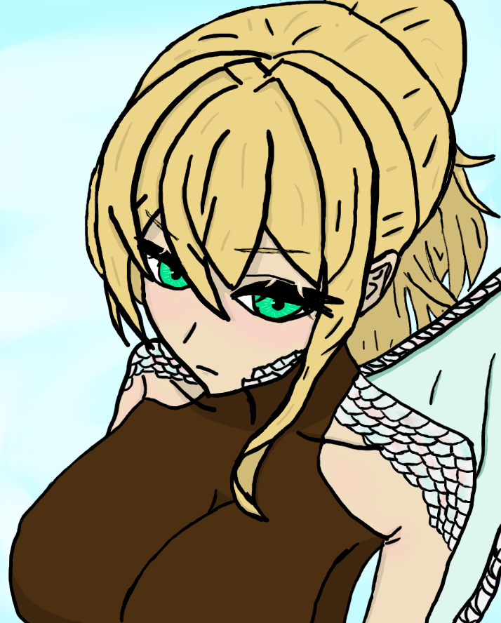 SIonicus's tweet photo. This be my first finished digital art piece ever, but I am proud of it. Gotta get better at learning lighting though lol. The character is an original one of my own world, though she's just one of the newer additions!

Sigris - Handmaiden of the Divine Dragon Reien https://t.co/vvSGOc9XL3