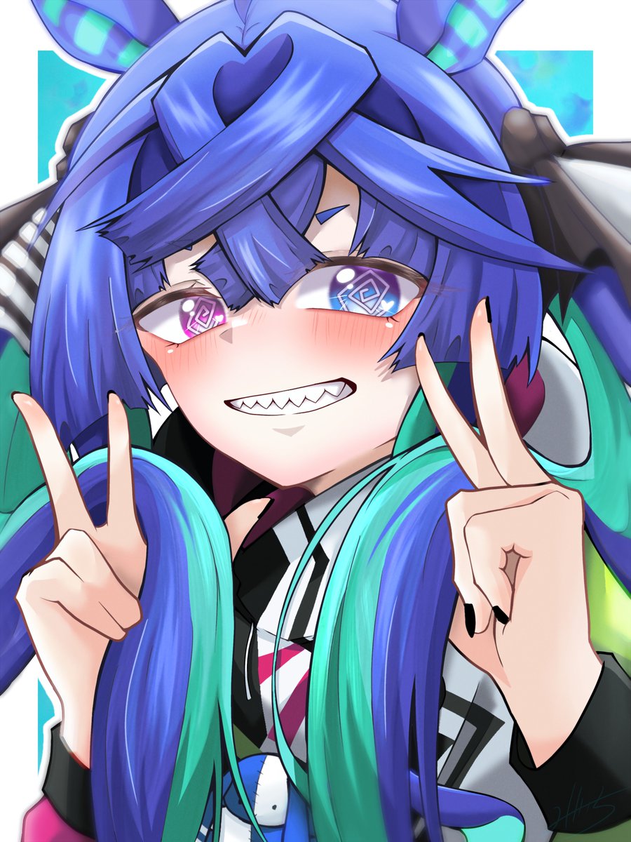 Myatti_38's tweet photo. #ウマ娘 #ツインターボ 
ツインテ持ち上げるとかそういうシチュ https://t.co/fWVSkbCZga