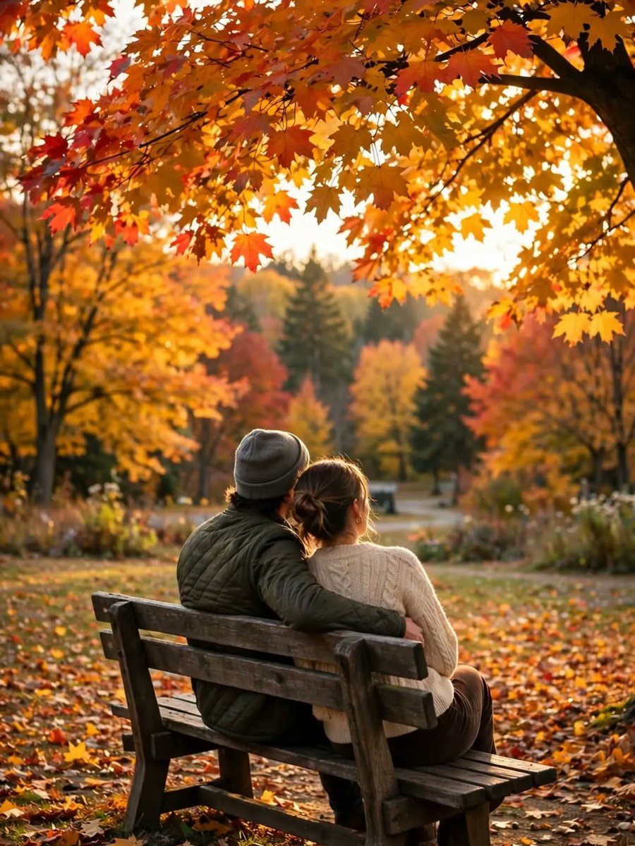 CarsonBachjr's tweet photo. Just us and falling leaves. https://t.co/hlEWboswcA