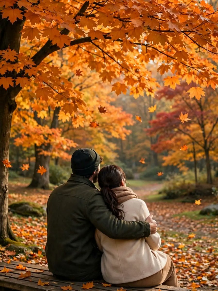 CarsonBachjr's tweet photo. Just us and falling leaves. https://t.co/hlEWboswcA