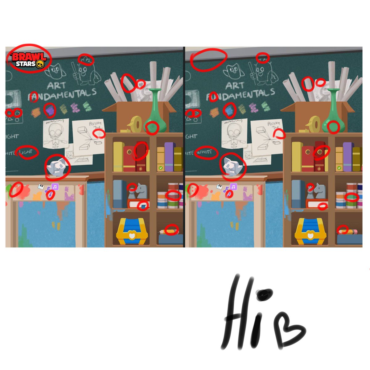 Fan_Tugnary's tweet photo. @BrawlStars I've noted the differences both ways. 
#BrawlStars #Duolingo https://t.co/MCWBz6etr3
