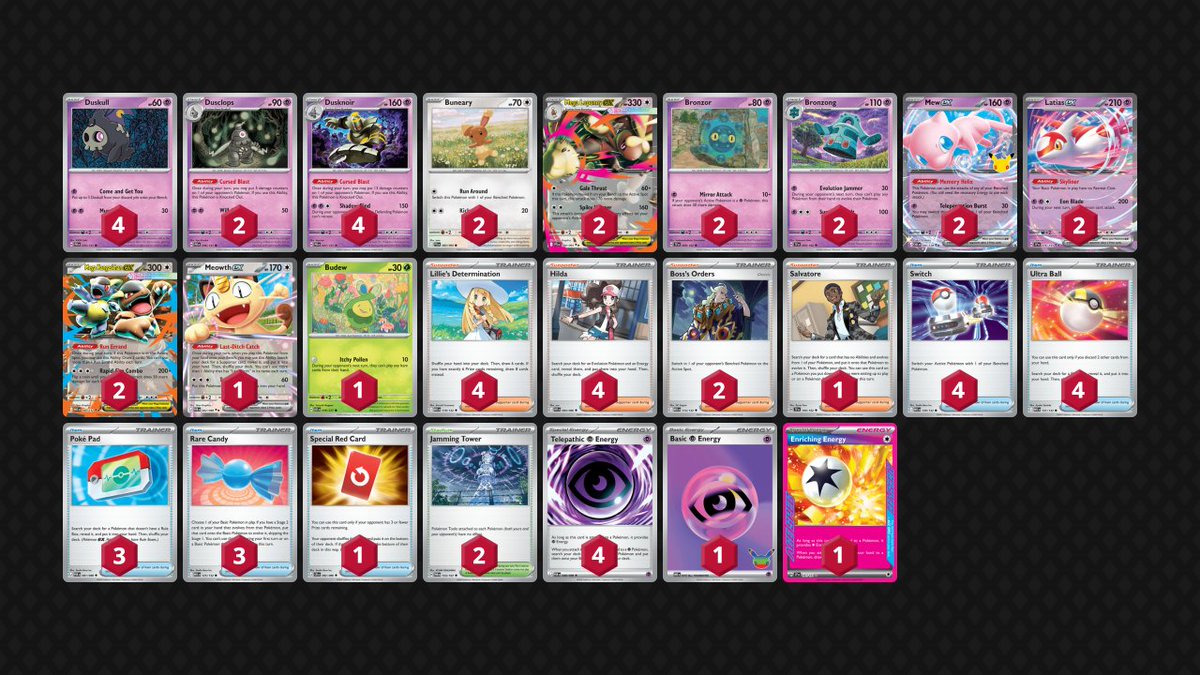 pokekameshi's tweet photo. 🏆Vault Of Games | NOT SO Midnight Madness #9

参加：79名

1位：ボムミミロップ
2位：ワナイダー
3位：ドラパルト
4位：ゲッコウガ

#PTCGLデッキ

🔽大会情報
https://t.co/K7wHgwYgCi

🔽PTCGLデッキインポート手順
https://t.co/1JpOxpxqfA

🔽PTCGLセットアップマニュアル
https://t.co/9jxRS8bzQ1