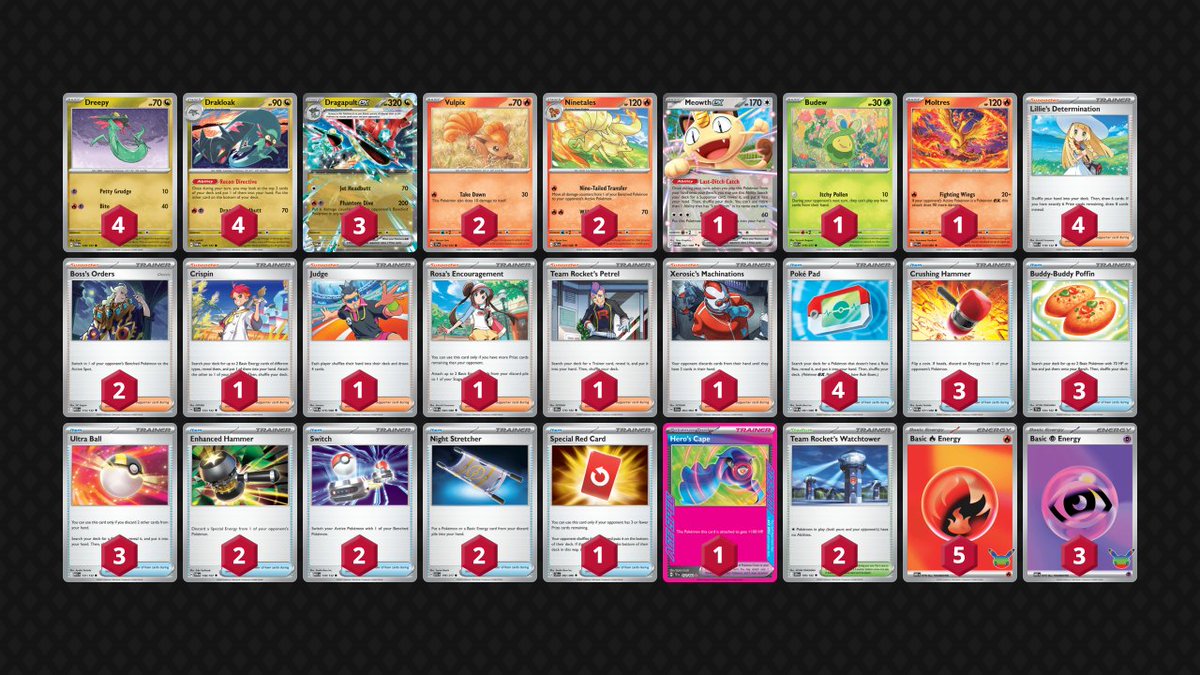 pokekameshi's tweet photo. 🏆Vault Of Games | NOT SO Midnight Madness #9

参加：79名

1位：ボムミミロップ
2位：ワナイダー
3位：ドラパルト
4位：ゲッコウガ

#PTCGLデッキ

🔽大会情報
https://t.co/K7wHgwYgCi

🔽PTCGLデッキインポート手順
https://t.co/1JpOxpxqfA

🔽PTCGLセットアップマニュアル
https://t.co/9jxRS8bzQ1