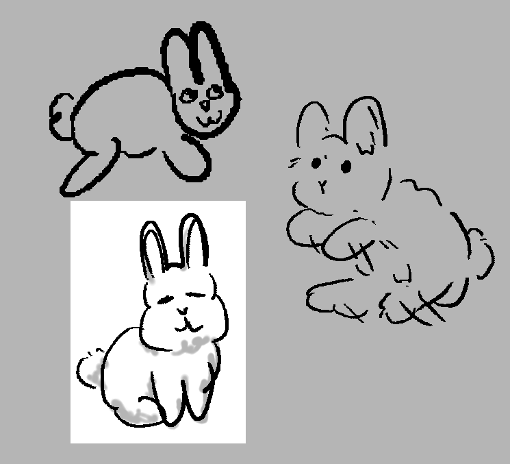 amiambi's tweet photo. @thogalicious Happy birthday!! Have my assortment of strange bunnies https://t.co/4JesnaqT7p