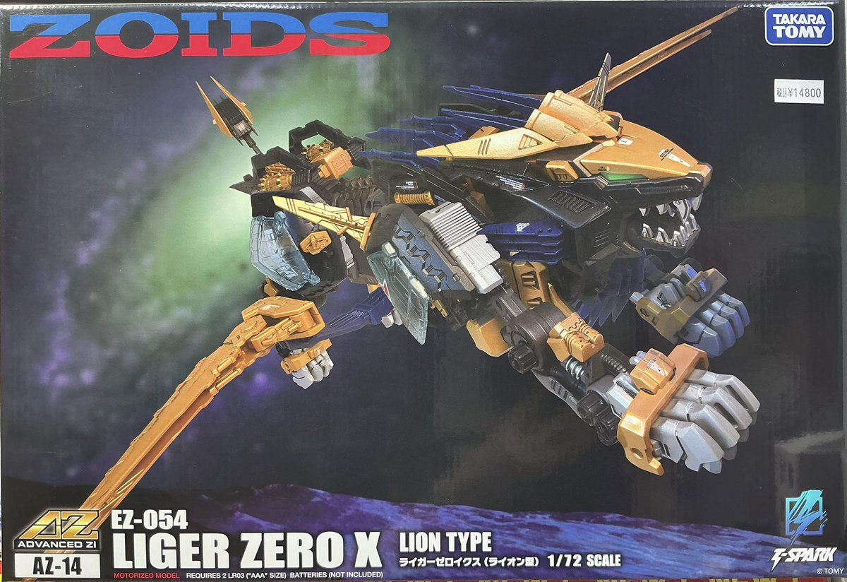 YS_TACHIKAWA's tweet photo. 【新商品入荷情報!】
#TSPARK
1/72 EZ-054 ライガーゼロイクス(ライオン型)
こちら本日入荷しました♪
ご予約されていた方は本日から1週間がお取り置き期間となります。
#イエサブ
#立川ホビー
#ZOIDS https://t.co/MoENclT2Fy