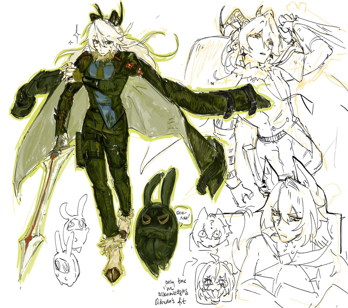 dfkgoks60601's tweet photo. Sunbringer and severian swap 
just drawing bullsht #zzzero https://t.co/TDie3XshKj