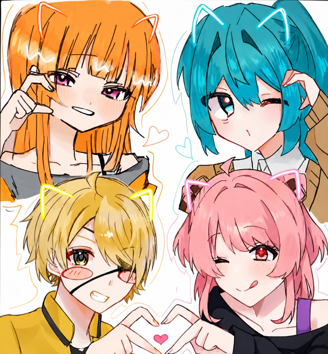 apo0225's tweet photo. 絵チャで合作しました！✨☺
たつ子ちゃんを担当させていただいたのですが、みなさま本当に絵がお上手で尊敬です。😭🙏💕
本当にありがとうございました！🥹
❄️さん@MGC3qQyx2Q4416 様
🍫さん@gao3_4 様
🍪さん@YukuPyoon_0130 様
 #ぴちあーと #からぴち #のあ #るな #えと #たっつん https://t.co/WNkxvhOkmt