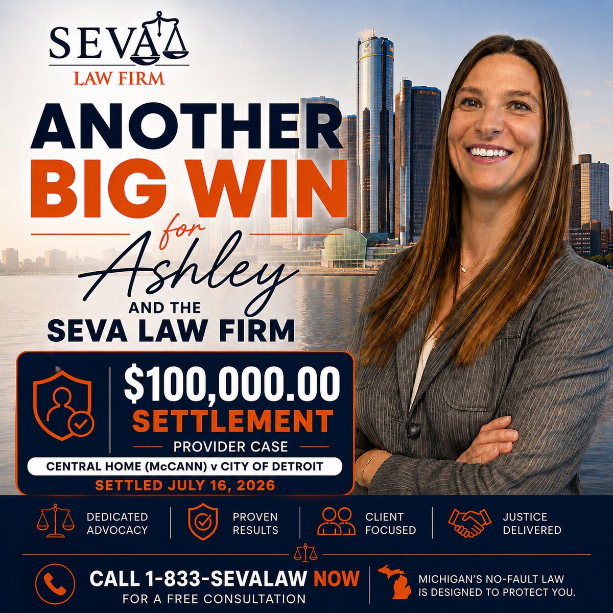 KayceZoroiwip's tweet photo. Another major victory for Ashley and the award-winning Seva Law Firm! Join us in congratulating her on this outstanding win and settlement! https://t.co/3IqAahnXUc