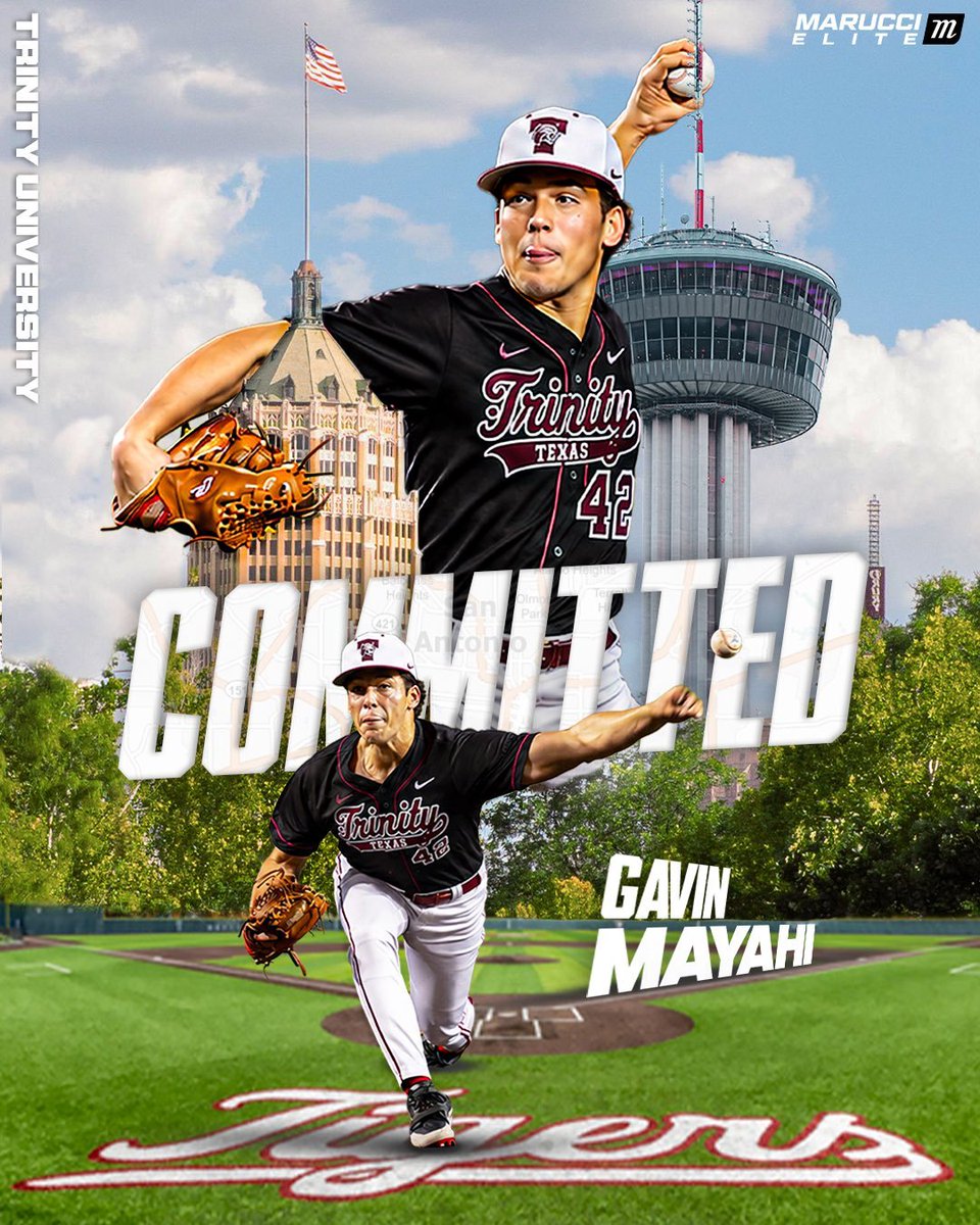RJMETXCOACH's tweet photo. Never gets old watching players achieve another goal in their baseball/education journey! Congrats @GavinMayahi09 committing to @TrinityTigersB2 d3 powerhouse, Gav is gonna do work will be a dominant Lefty for along time! Remember his name people!#metx https://t.co/YkRFBIyZu8