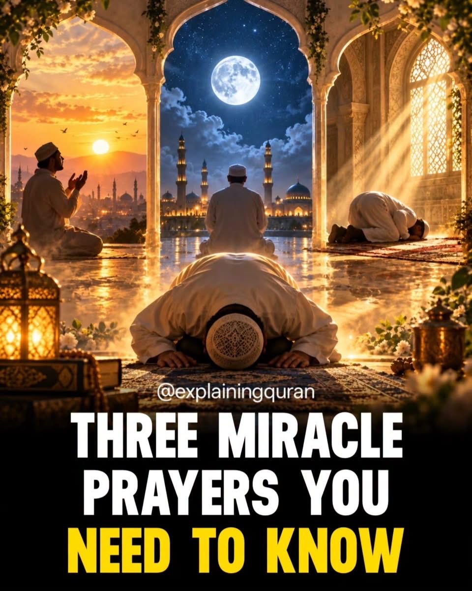 Miss_Halimatu's tweet photo. Three miracle prayers you need to know 👇
Thread 🧵 https://t.co/5VgGJJFoN4