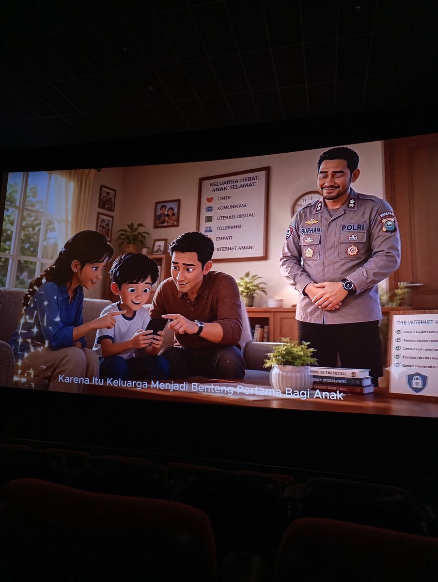 cottonpixie89's tweet photo. only in indonesia: mandatory ai slop ad before watching a movie https://t.co/XqpLclkHhd