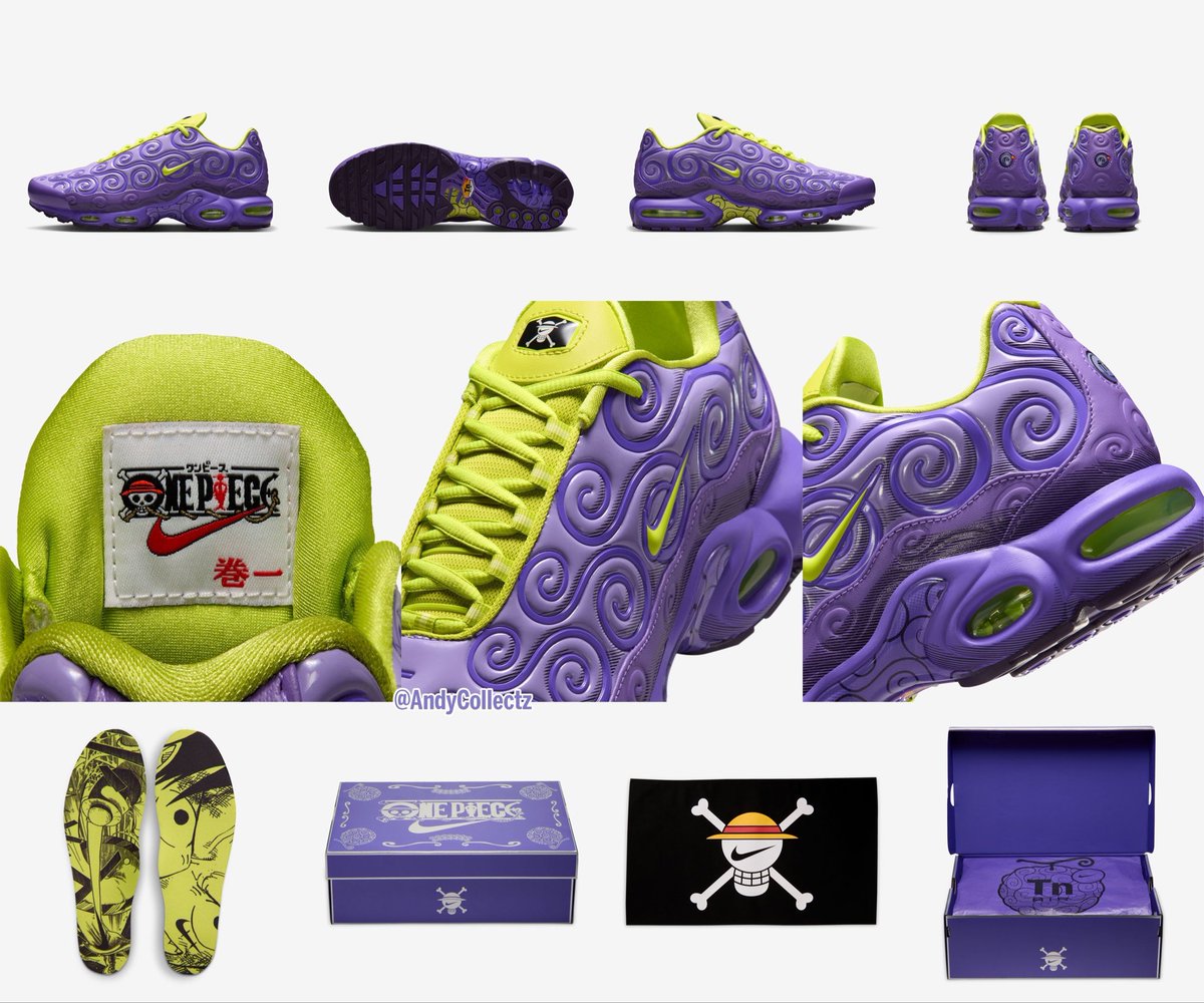 alxfila's tweet photo. It's been a good day. 
Nike x One Piece Gomu Gomu Air Max shoes secured! https://t.co/QXyUwuO6R0