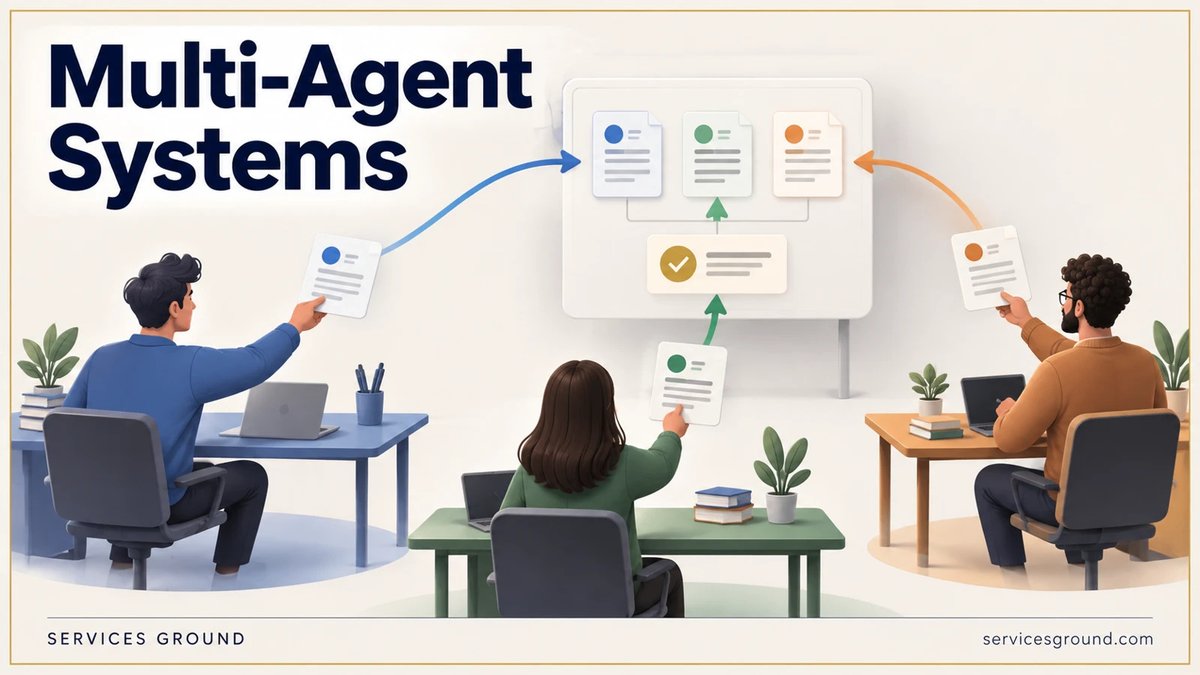 servicesground's tweet photo. More agents create more handoffs. Define task scope, evidence, conflict rules and the owner of the final result. Our multi-agent guide:
https://t.co/ws0Kn1tXYa https://t.co/e0ZDKsN33h