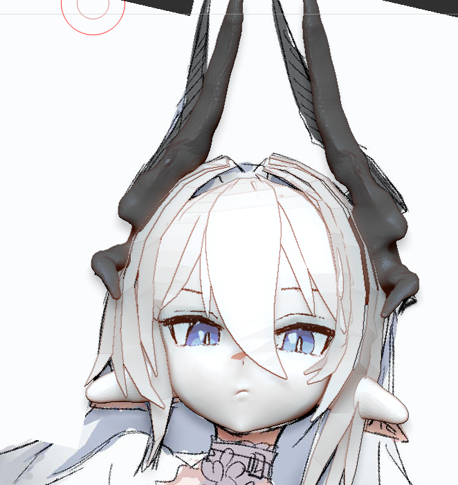 Benway_00_6th's tweet photo. Zbrushはワックス設定を使うと大体可愛く見える https://t.co/6FpGUTJA22