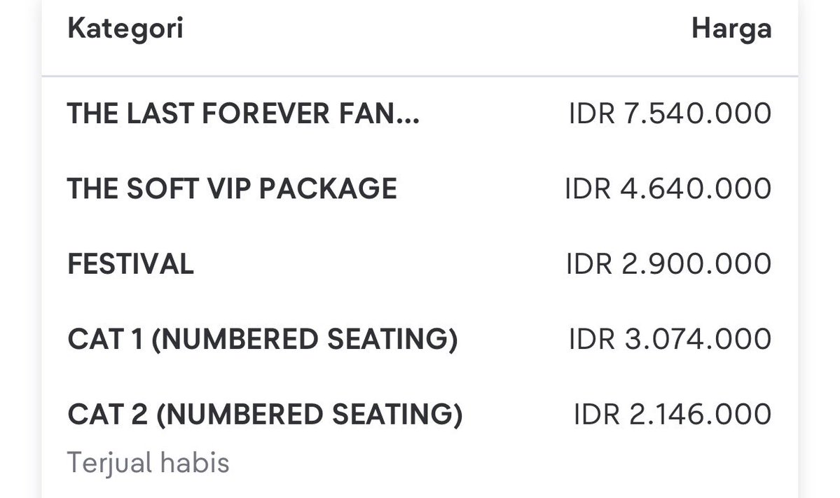 Blacksnowiest's tweet photo. WTS / WANT TO SELL TIKET KONSER LANY DAY 1

🗓️ 29 Oktober 2026
🎫 2 TIX (FESTIVAL)
💰2,7jt /each (underprice)

alasan jual karena bentrok kerjaan, tidak bisa cuti😔

1. Tiket atas nama pribadi✅
2. no tipu by https://t.co/YKHskgrPoK ✅
3. COD juga bisa ✅

yg minat langsung dm https://t.co/vATjbccA1Q
