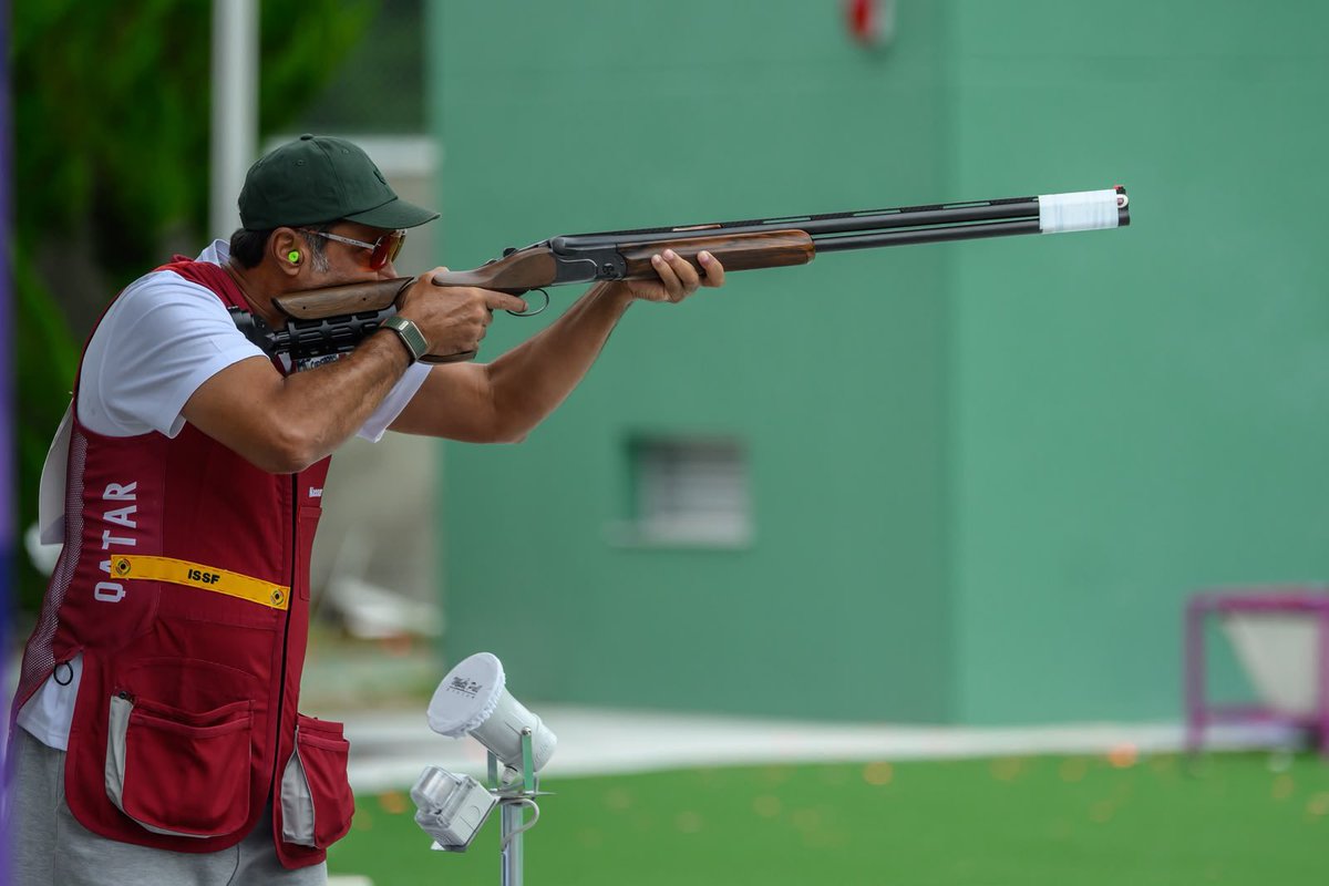 rallyplus's tweet photo. ナッサー・アル‐アティヤが愛知・名古屋2026アジア競技大会で射撃に出場。カタール代表として団体金メダルを獲得 https://t.co/CRd3sJD4ti https://t.co/ydy0VRnTdL