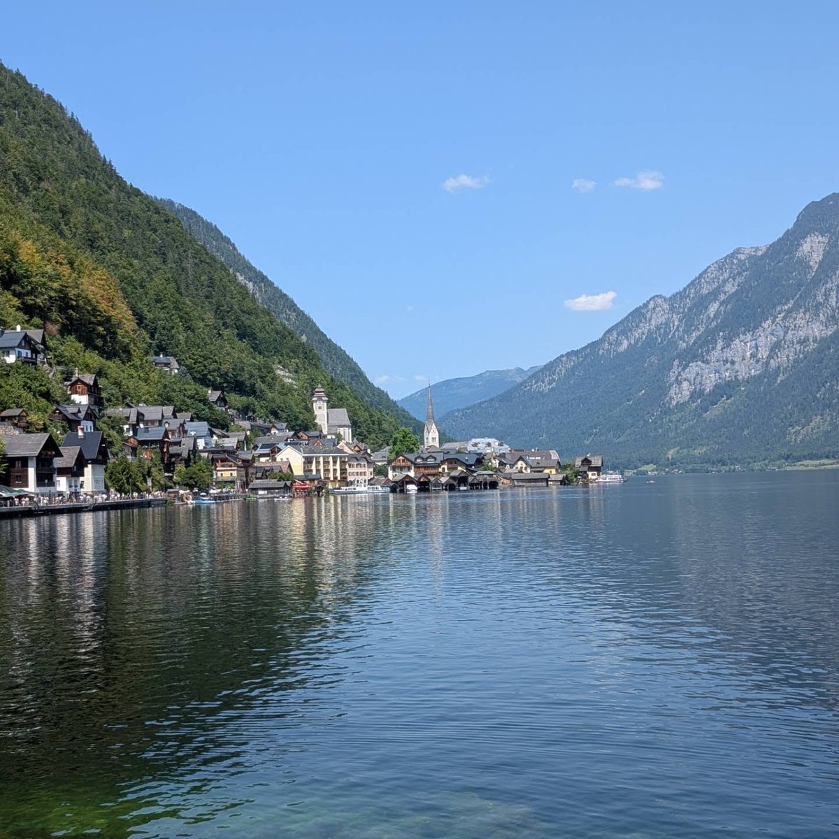 KarenaVentnir's tweet photo. Day 142

Today: Hallstatt, Austria’s most Instagrammed village. That means overtourism and paid parking everywhere. Still, it’s a beautiful postcard-perfect village, though clearly a victim of its success. A refreshing swim in the lake made the 25k https://t.co/l6mLhs8kQl