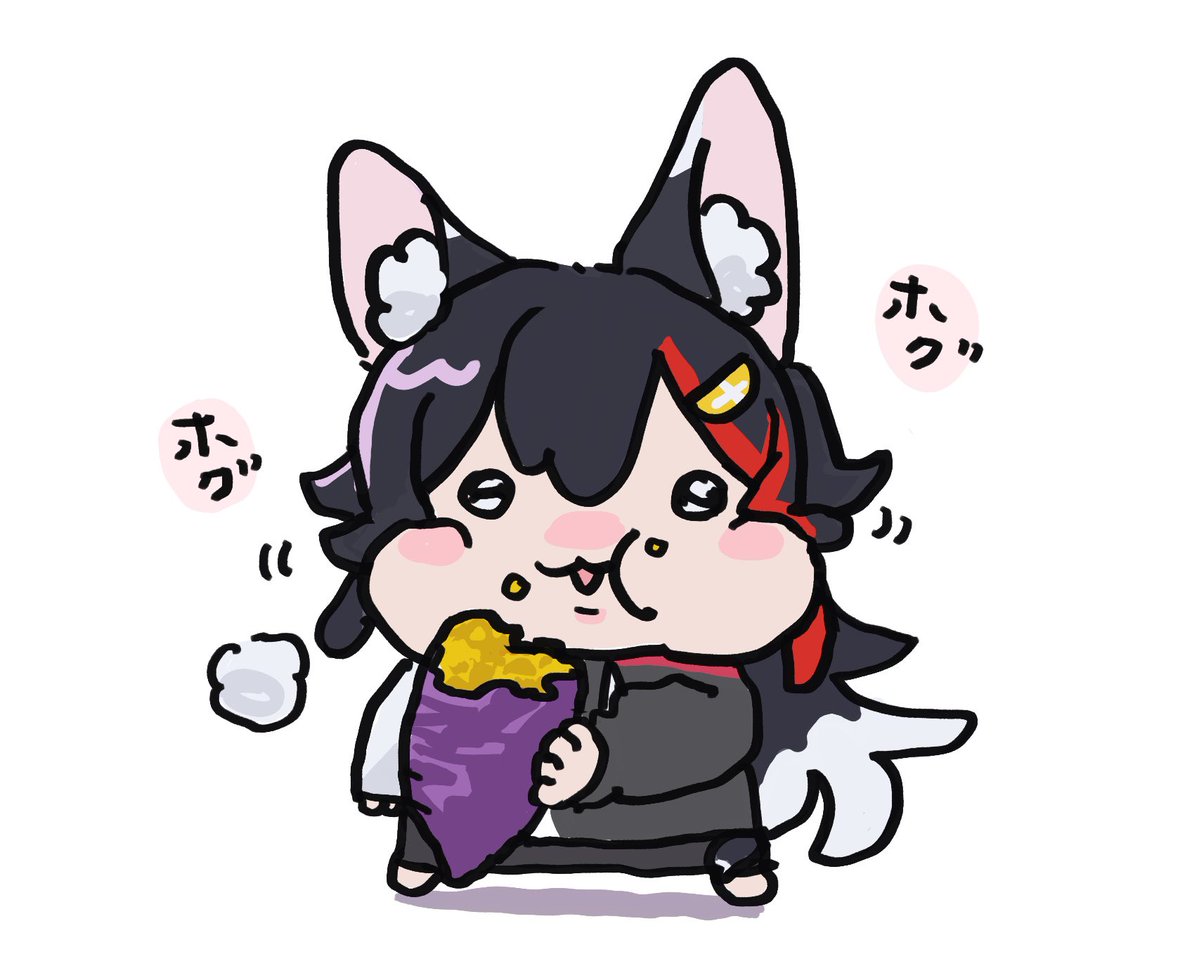 RAIPYOLF1's tweet photo. おいも🫳🏼🍠  #みおーん絵 https://t.co/aTB1Fbz19k