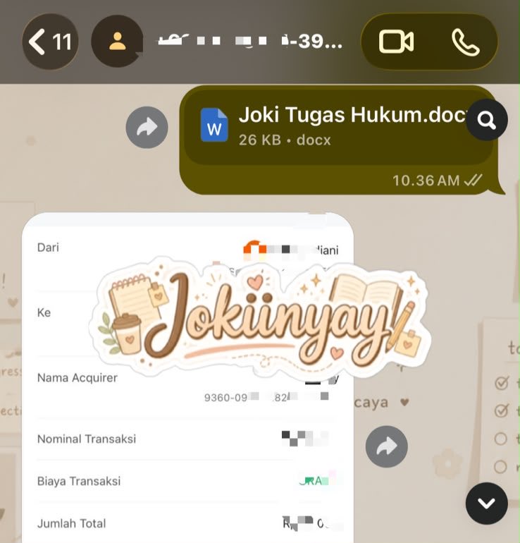 jokiinyay's tweet photo. testi joki tugas hukum
#zonauang #zonajajan #testijokiinyay #jokitugas #jokitugashukum #tugasanalisishukum https://t.co/liaEYAseVa